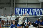 VB vs MHC  Wheaton Women's Volleyball vs Mount Holyoke College. - Photo by Keith Nordstrom : Wheaton, Volleyball, VB